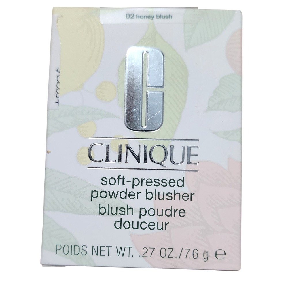 New Clinique Soft Pressed Powder Blusher Blush 02 Honey Blush Makeup